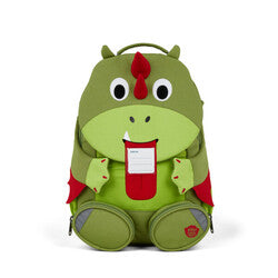Kinderrucksack aus recycelten Materialien mit Drachenmotiv