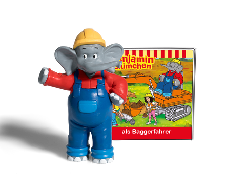###
Tonies Figur Benjamin Blümchen als Baggerfahrer für Kinderzimmer