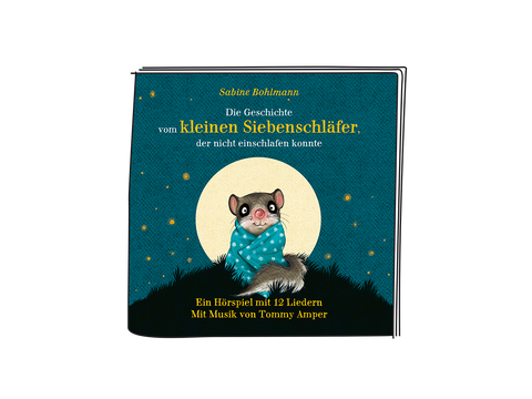 Ein liebevoll gestaltetes Bild des kleinen Siebenschläfers in seinem Bett