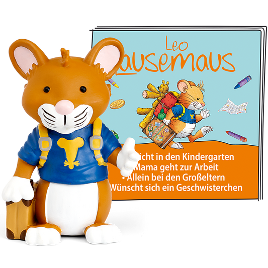 TONIES Figur - Leo Lausemaus - Das Original-Hörspiel zu den Büchern 2 Hörspiel-Figur für Kinder mit Leo Lausemaus Charakter 