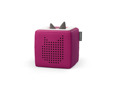  Kinder-Toniebox in beere Farbe mit Kreativ-Tonie Figur 