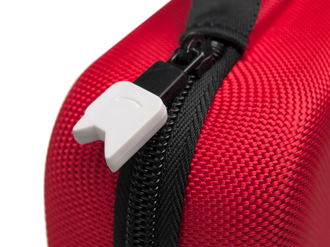  Praktischer roter Tonie Transporter zur Aufbewahrung und Mitnahme von Tonie-Figuren und Tonieboxen 