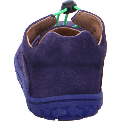  Comfortable and durable navy and green half-sandal 