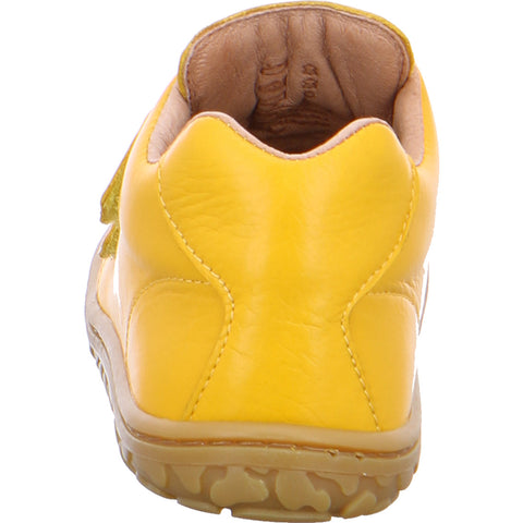 LURCHI Barfuß Halbschuh NOAH 50004-07 - gelb top view of the shoe with flexible design