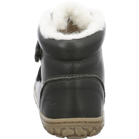 LURCHI Barfuß Stiefel NIC 50022-46 - oliv, side view, showcasing durable material and comfortable fit