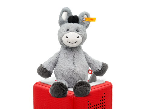 Niedliches Steiff Dinkie Esel Plüschtier mit integriertem Hörspiel für Kinder
###