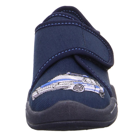 Superfit Benny 298-80 blue police slippers with comfortable design and sturdy construction