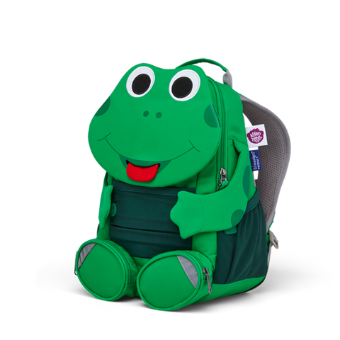 Rucksack für Kinder in Form eines großen freundlichen Frosches
