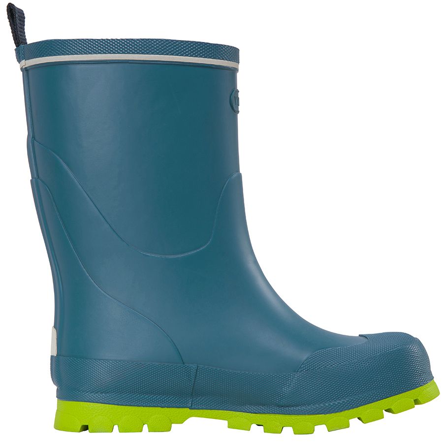 High-quality VIKING Gummistiefel JOLLY in blue and green, perfect for outdoor activities