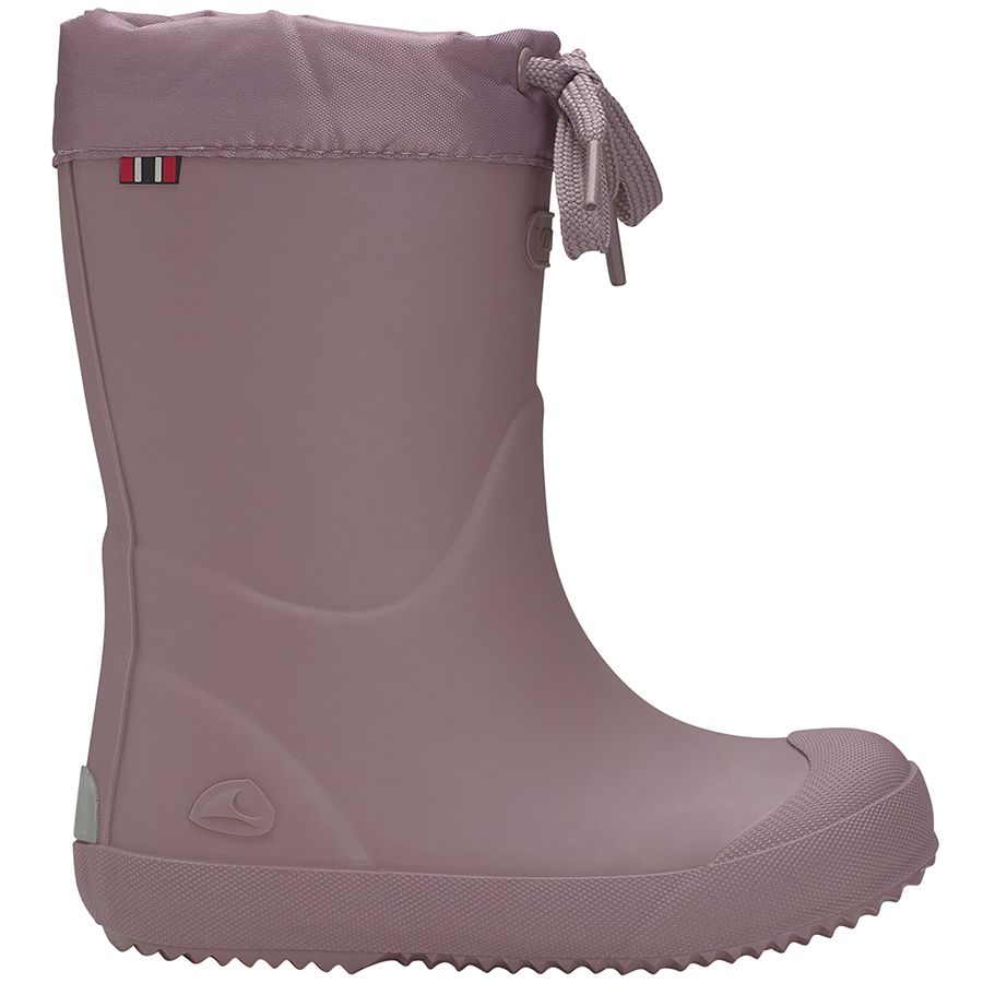 VIKING Gummistiefel INDIE THERMO WOOL - flieder purple rain boots with warm wool lining for cold weather 