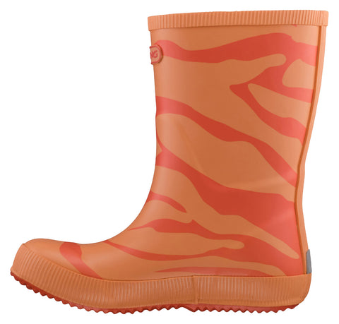  Stylish and durable VIKING Gummistiefel CLASSIC INDIE in koralle with zebra print 