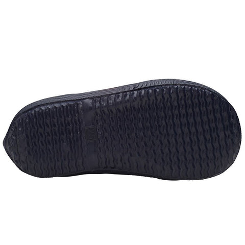 VIKING Gummistiefel INDIE PRINT MONSTERS - navy, side view, durable navy blue rubber boots with fun monster design