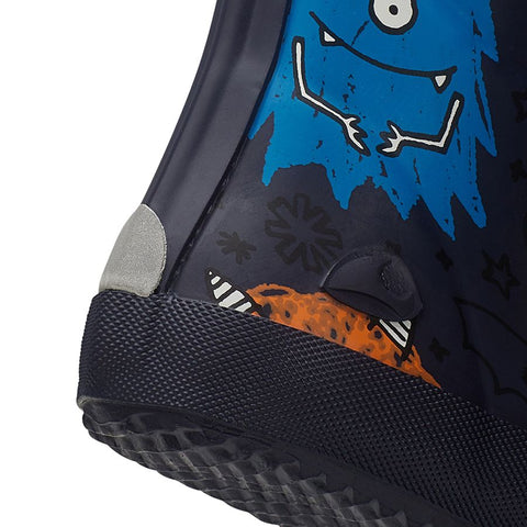 VIKING Gummistiefel INDIE PRINT MONSTERS - navy - Waterproof rubber boots with fun monster pattern for kids