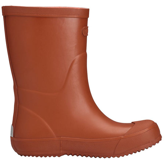 Rust-colored VIKING Gummistiefel INDIE ACTIVE boots with durable, non-slip soles