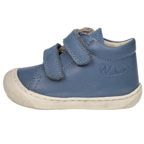 NATURINO Halbschuh COCOON - celeste - helle Sohle - A light blue, comfortable and stylish half shoe with a light sole