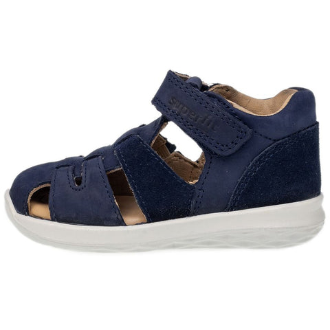 Dark blue SUPERFIT Halbsandale BUMBLEBEE 392-80 with comfort and support features