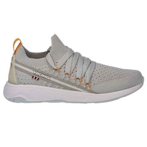 VIKING Halbschuh ENGVIK in light grey and orange, a durable and comfortable outdoor footwear option