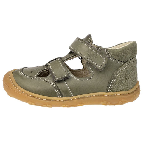 RICOSTA Halbsandale ENI in eukalyptus green, a durable and comfortable half-sandal for kids