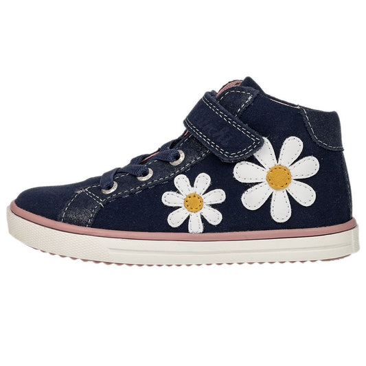 LURCHI Knöchelschuh SIBBI 13661-32 in navy with Gänseblümchen design