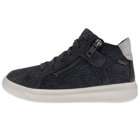 Superfit Gore-Tex Knöchelschuh Cosmo 6451-20 Dunkelblau - Zebra, Side view of the waterproof and stylish ankle shoe for outdoor activities