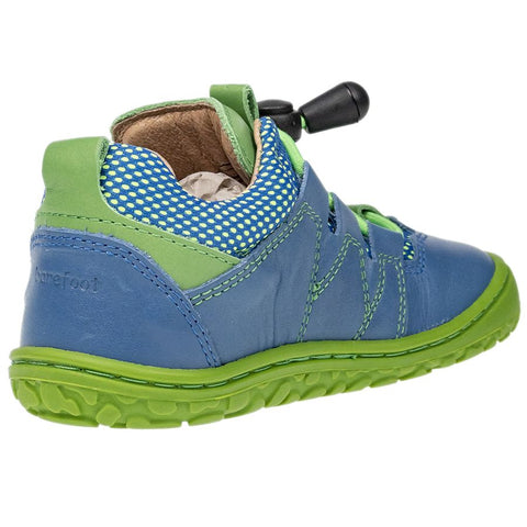  Comfortable and stylish barefoot shoes in denim blue and apple green 