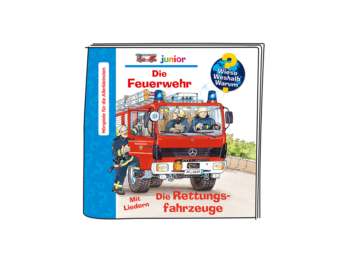 TONIES Figur - Wieso? Weshalb? Warum? junior - Die Feuerwehr-Die Rettungsfahrzeuge