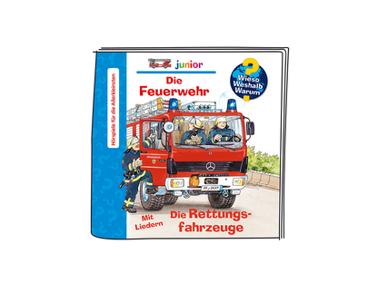 TONIES Figur - Wieso? Weshalb? Warum? junior - Die Feuerwehr-Die Rettungsfahrzeuge