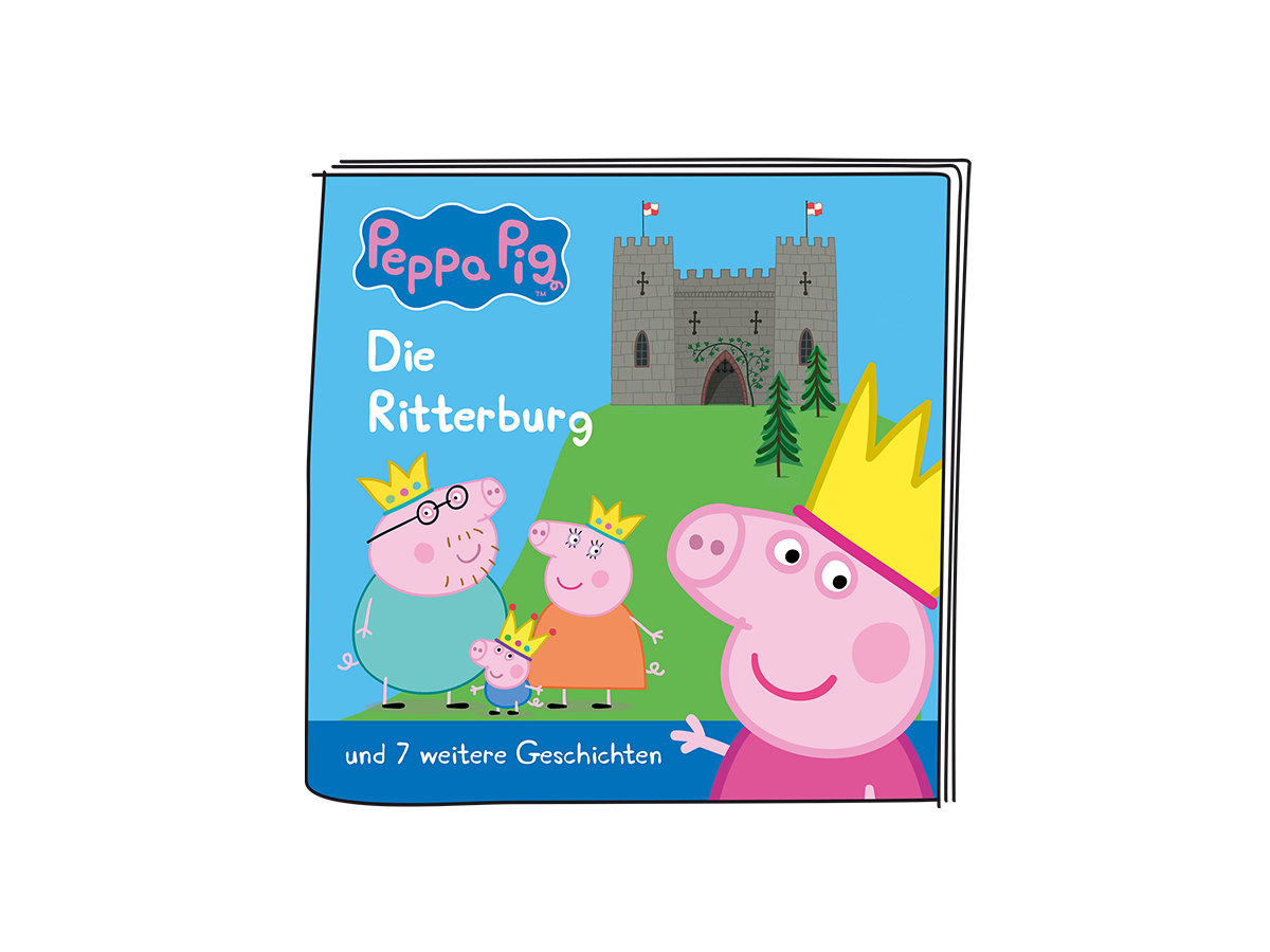 TONIES Figur - Peppa Pig - Die Ritterburg und 7 weitere Geschichten