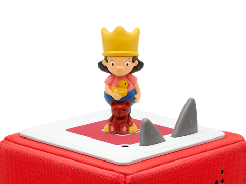  Der kleine König Figur trägt seine königliche Krone 