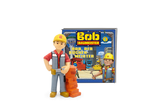 TONIES Figur - Bob der Baumeister - Bob der Küchenmeister: A colorful figurine of Bob the Builder in his kitchen outfit
