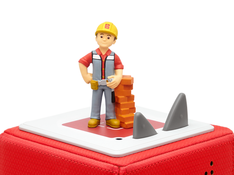 TONIES Figur - Bob der Baumeister - Bob der Küchenmeister - A colorful figurine of Bob the Builder standing in a chef's outfit, holding a cooking utensil