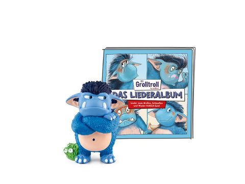 Der Grolltroll Figur mit Liederalbum für Kinder 