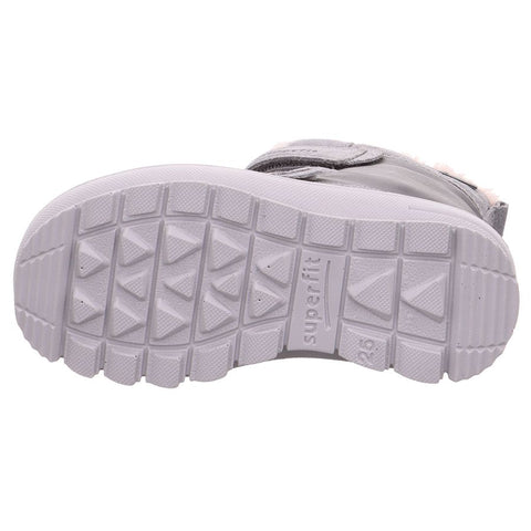  High-quality waterproof and breathable Superfit boots in grey and silver