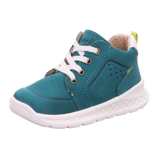 Superfit Halbschuh Breeze 366-70 in petrol and light green, a comfortable and stylish footwear choice for active lifestyles