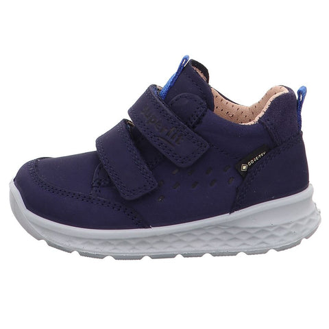 Men's SUPERFIT GORE-TEX Halbschuh BREEZE 369-80 in dark blue, a durable and waterproof half shoe for outdoor activities and everyday wear