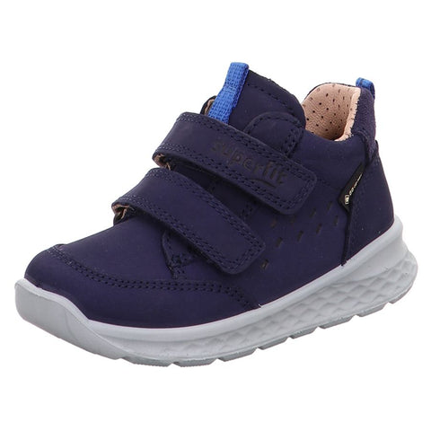 Dark blue SUPERFIT GORE-TEX BREEZE 369-80 half-shoe, perfect for outdoor activities and all-weather conditions