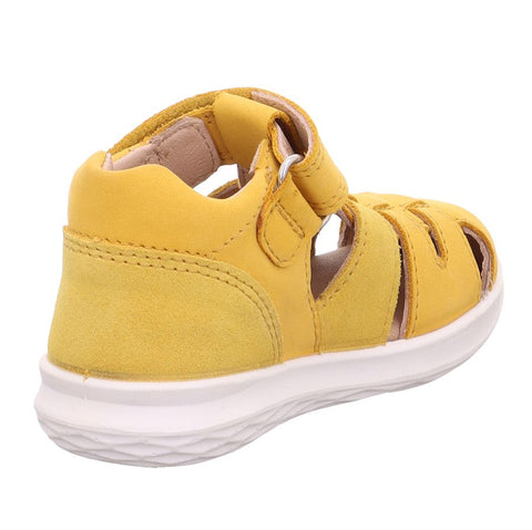 Yellow SUPERFIT Halbsandale BUMBLEBEE 392-60 gelb, comfortable and durable kids' sandal with Velcro straps and rubber sole