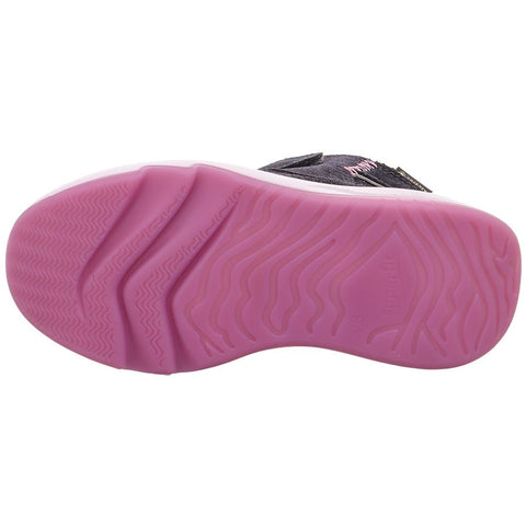 High-performance SUPERFIT GORE-TEX ankle shoe Melody 632-200 in anthracite and pink with glitter