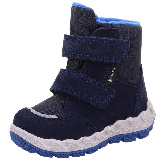 Superfit Gore-Tex Stiefel ICEBIRD 6013-800 navy - blau walking boots with waterproof navy blue exterior and warm fleece lining for outdoor activities