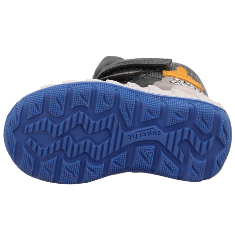 Black and grey SUPERFIT GORE-TEX Stiefel ICEBIRD 6014-20 boots with Robbe design