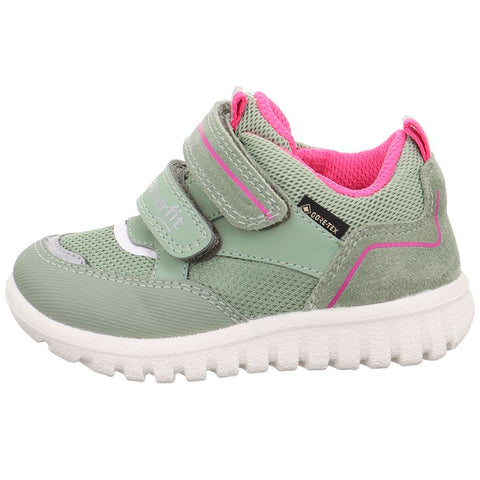 SUPERFIT GORE-TEX Halbschuh SPORT7 MINI 6200-75 salbei - pink for active kids 