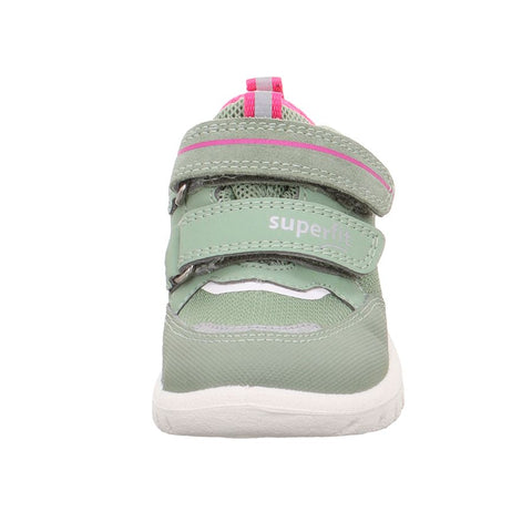 Detailed shot of the breathable and comfortable interior of the Superfit Gore-Tex Halbschuh Sport7 Mini 6200-75 Salbei - Pink shoe