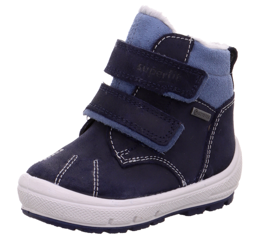 High-performance navy blue SUPERFIT GORE-TEX Knöchelschuh GROOVY 6317-800 for ultimate comfort and style