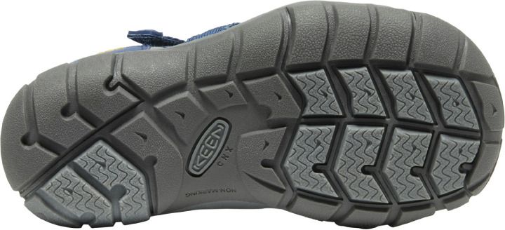 KEEN Halbsandale SEACAMP II CNX - dunkelblau / anthrazit, sturdy and comfortable outdoor sandal for kids