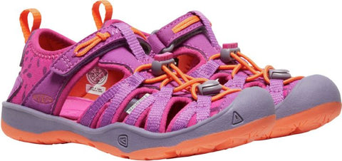 KEEN Halbsandale MOXIE in vibrant violet and fuchsia, perfect for active kids
