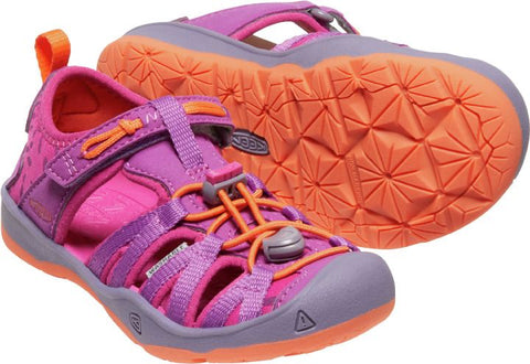 KEEN Halbsandale MOXIE in vibrant violet and fuchsia colors, perfect for outdoor adventures and playtime