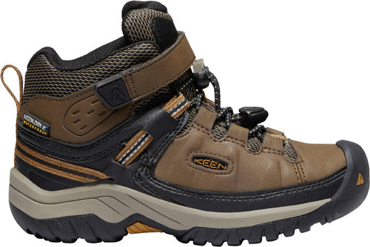 KEEN waterproof TARGHEE MID ankle shoe in brown and black