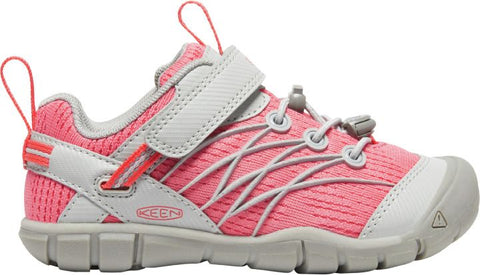 Light grey and coral pink KEEN Halbschuh CHANDLER CNX