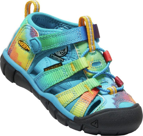 KEEN Halbsandale SEACAMP II CNX TOTS - multicolor for active toddlers playing on the beach