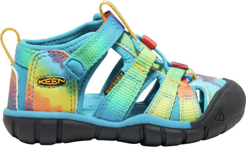 KEEN Halbsandale SEACAMP II CNX TOTS - multicolor footwear for kids playing by the beach